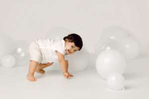 Bentonville cake smash photographer, NWA cake smash photography, baby birthday photoshoot near me