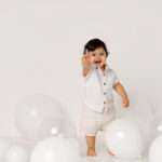 Bentonville cake smash photographer, NWA cake smash photography, baby birthday photoshoot near me