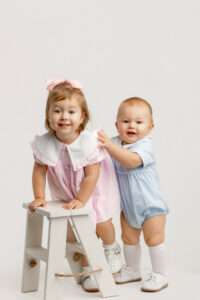 Northwest Arkansas cake smash photographer, baby photography Rogers Arkansas, NWA baby portrait studio