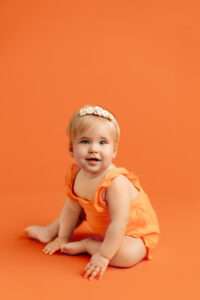 NW Arkansas baby photographer, baby milestone portraits Bentonville AR. Northwest Arkansas family photography