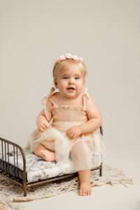 NW Arkansas baby photographer, baby milestone portraits Bentonville AR. Northwest Arkansas family photography