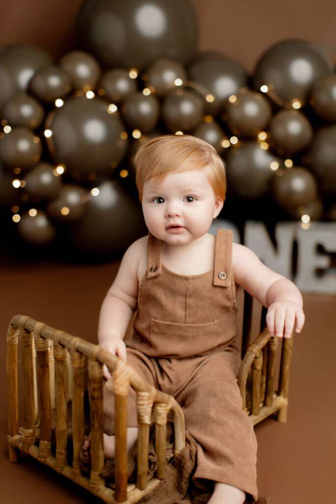 one year milestone session, NWA cake smash photographer, best baby photographer Cave Springs