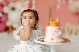 one year milestone session, NWA cake smash photographer, best baby photographer Cave Springs