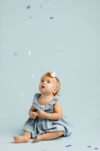 one year milestone session, baby portrait studio Cave Springs, cake smash photographer near me Northwest Arkansas