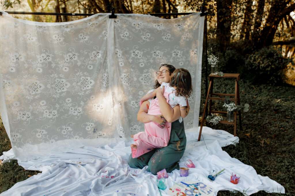 NWA family photographer, outdoor mommy & me session Cave Springs AR