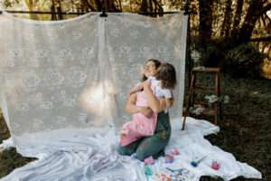 NWA family photographer, outdoor mommy & me session Cave Springs AR
