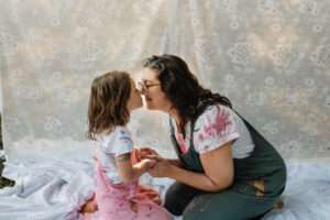 NWA family photographer, outdoor mommy & me session Cave Springs AR