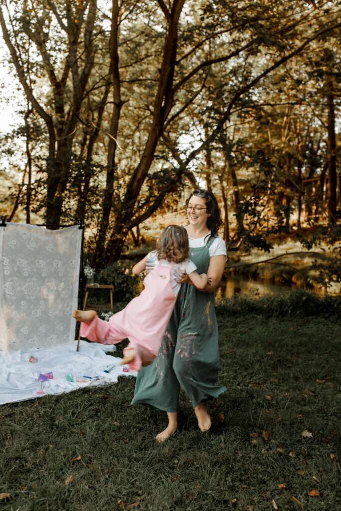 NWA family photographer, outdoor mommy & me session Cave Springs AR
