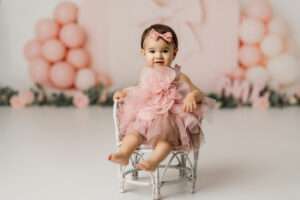 First Birthday Milestone Session, nwa best cake smash photographer, Cave Springs milestone photography, baby portraits