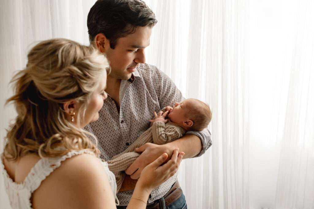 studio newborn session, NWA newborn photographer, family photography near me