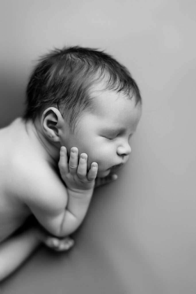 micro newborn session, newborn photography session, NWA studio newborn photographer